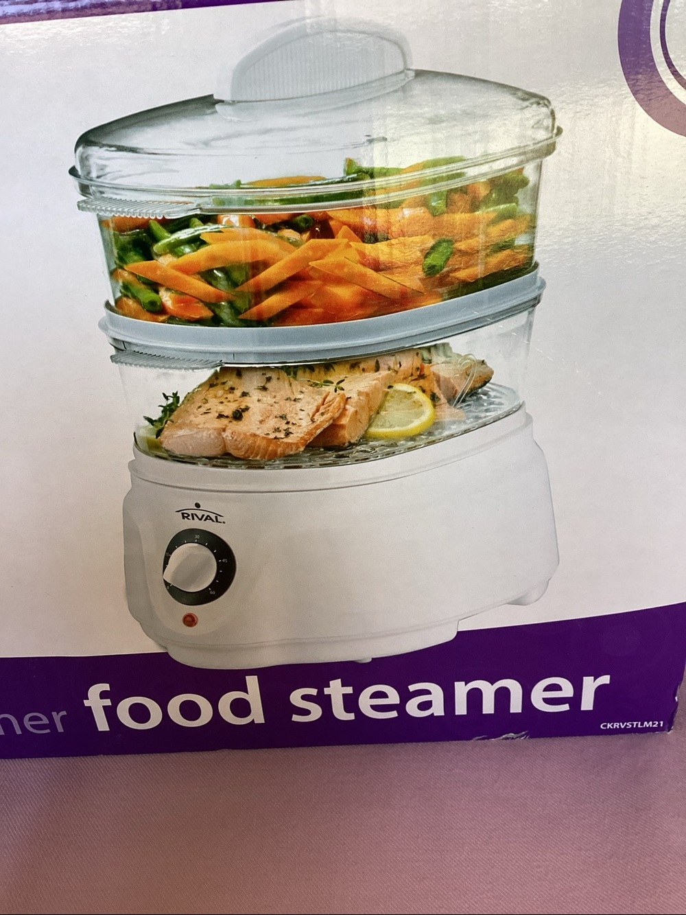 New Rival Auto-Timer Food Steamer - Picture 3 of 6
